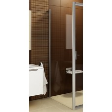 Blix - Perete de dus fix 90 Alb/Transparent